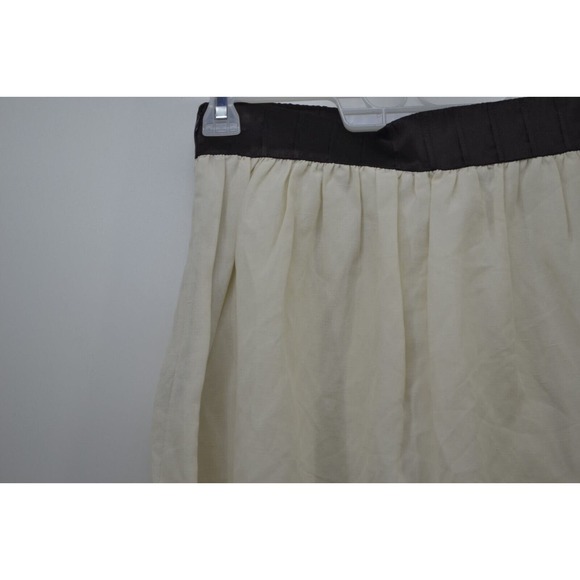 Mint Jodi Arnold silk skirt Color Black Deep Purple Anthropologie Silk Li Size 8 - Picture 12 of 13